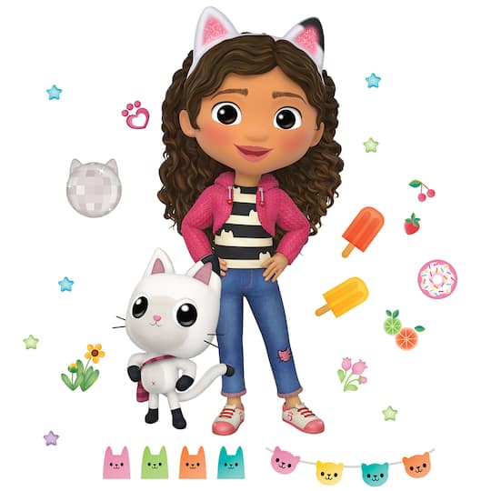 RoomMates Dreamworks Gabby's Dollhouse Character Giant Wall Decal Set